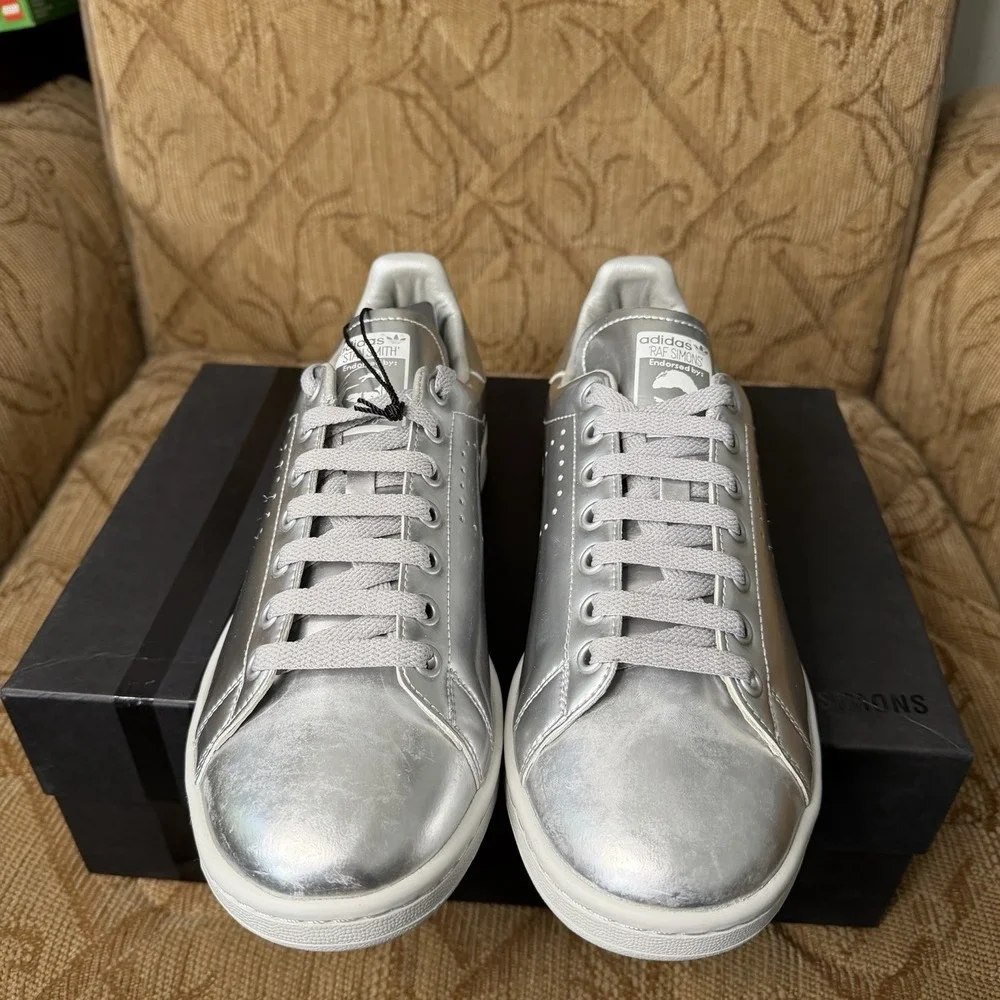 Raf Simons x Stan Smith 'Silver Metallic' AQ2643‎ - Size 9 VNDS!